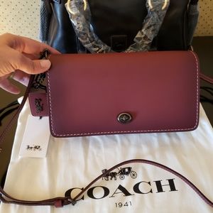 Coach 1941 Dinky Bordeaux NWT